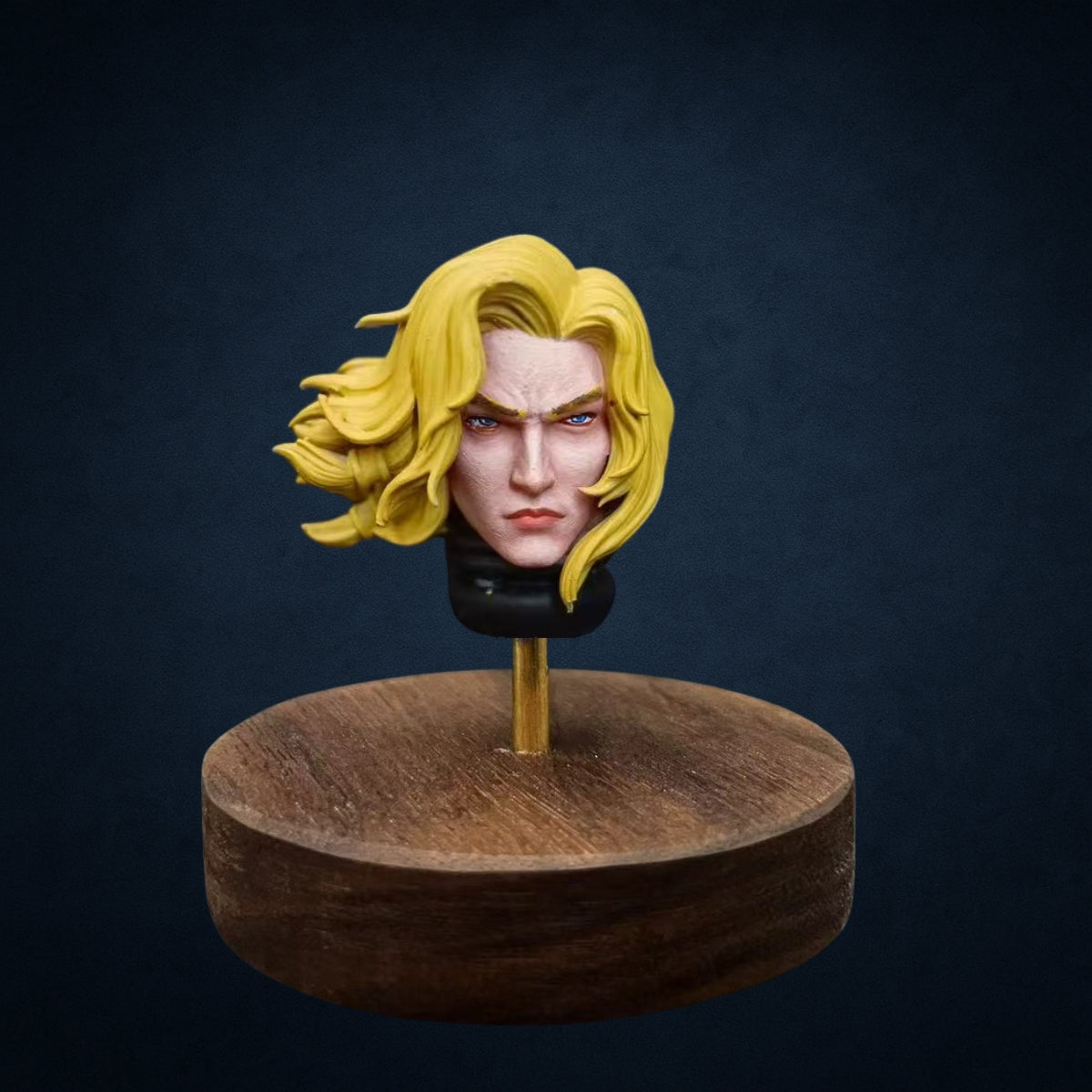 Blood Angels Sanguinor Head Sculpt (Blonde / White Hair) – Upgrade Part