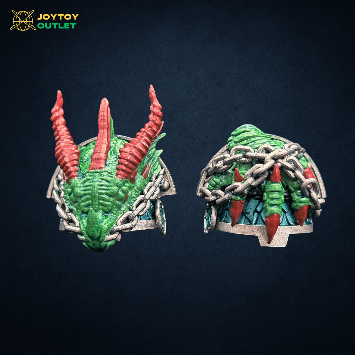 Alpha Legion Alpharius Serpent’s Deception Primarch Shoulder Pad Set – Upgrade Part
