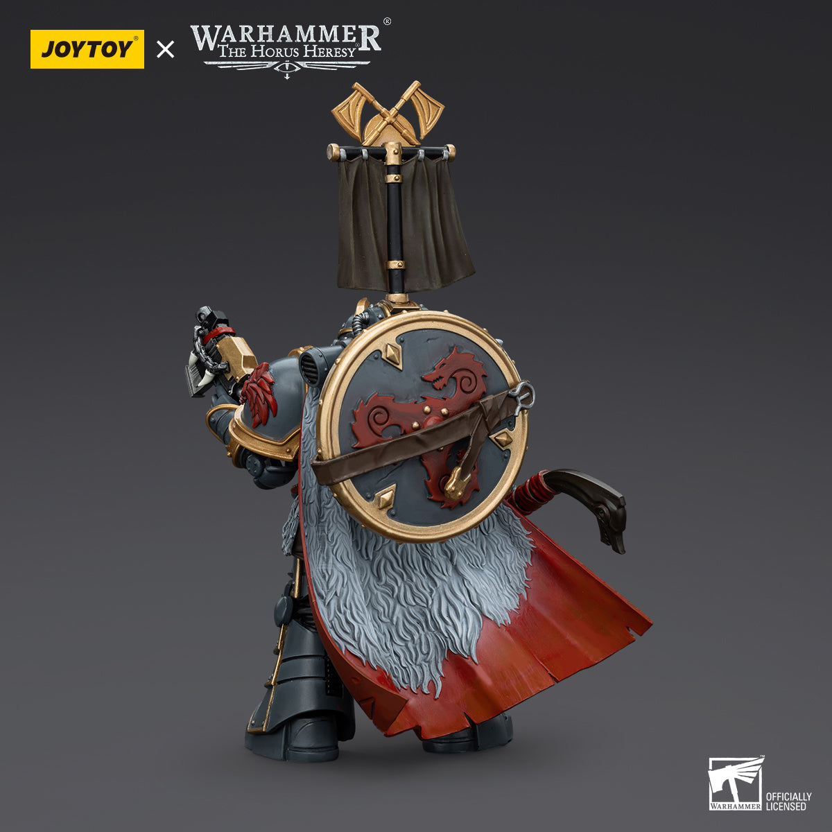 JOYTOY Warhammer The Horus Heresy - Space Wolves Legion Praetor with Power Axe and Combat Shield