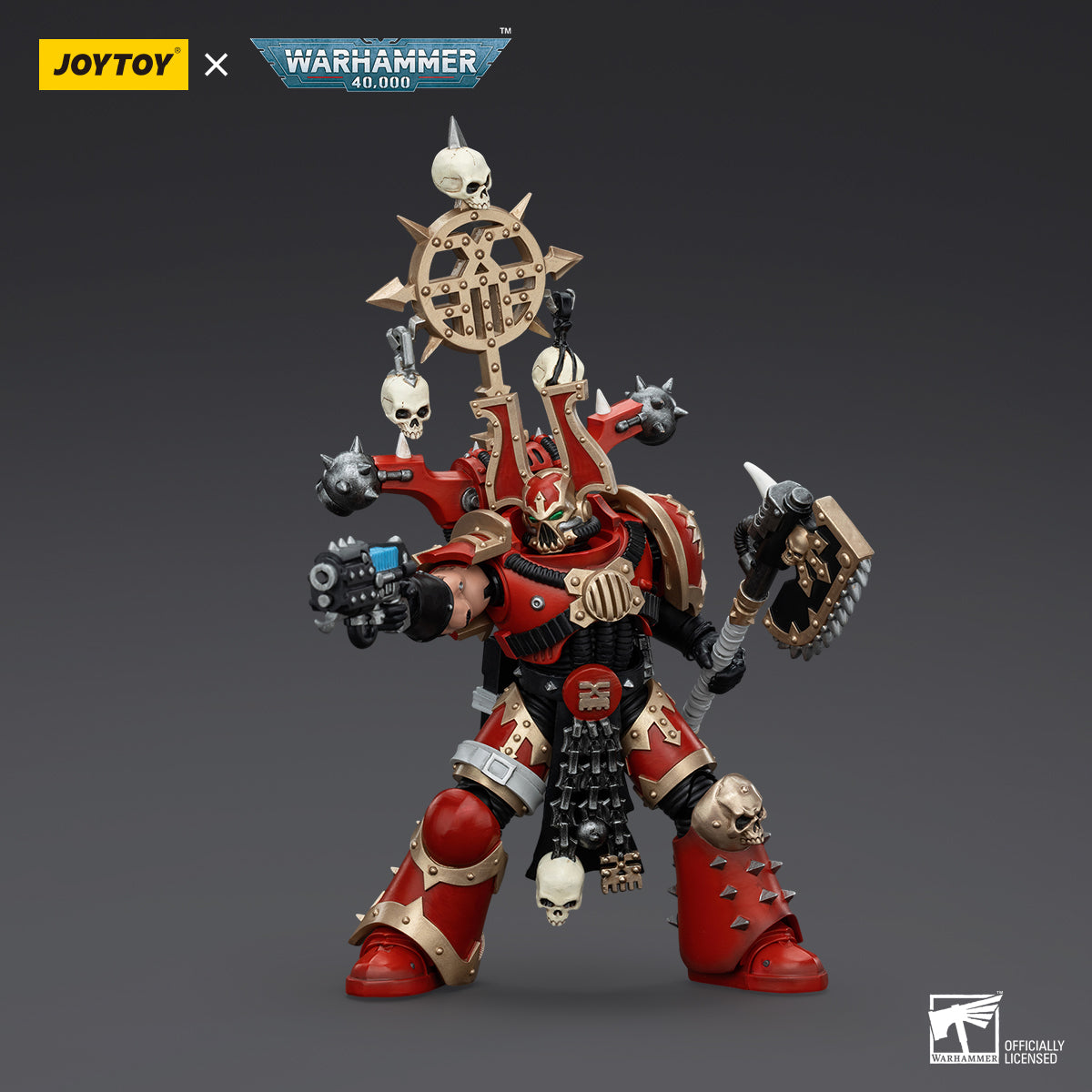 JOYTOY Warhammer 40,000 - World Eaters Legionary with Berzerker lcon