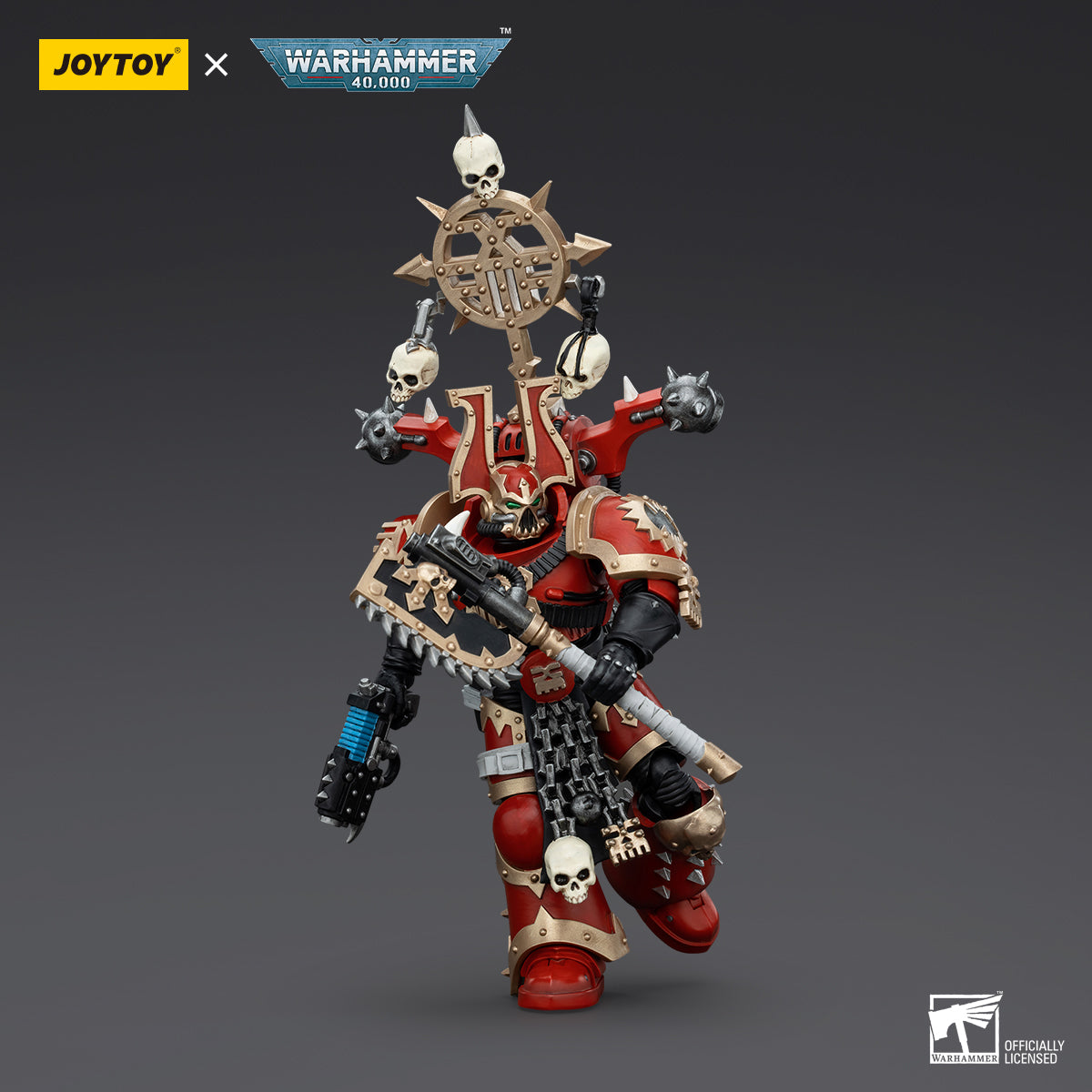 JOYTOY Warhammer 40,000 - World Eaters Legionary with Berzerker lcon