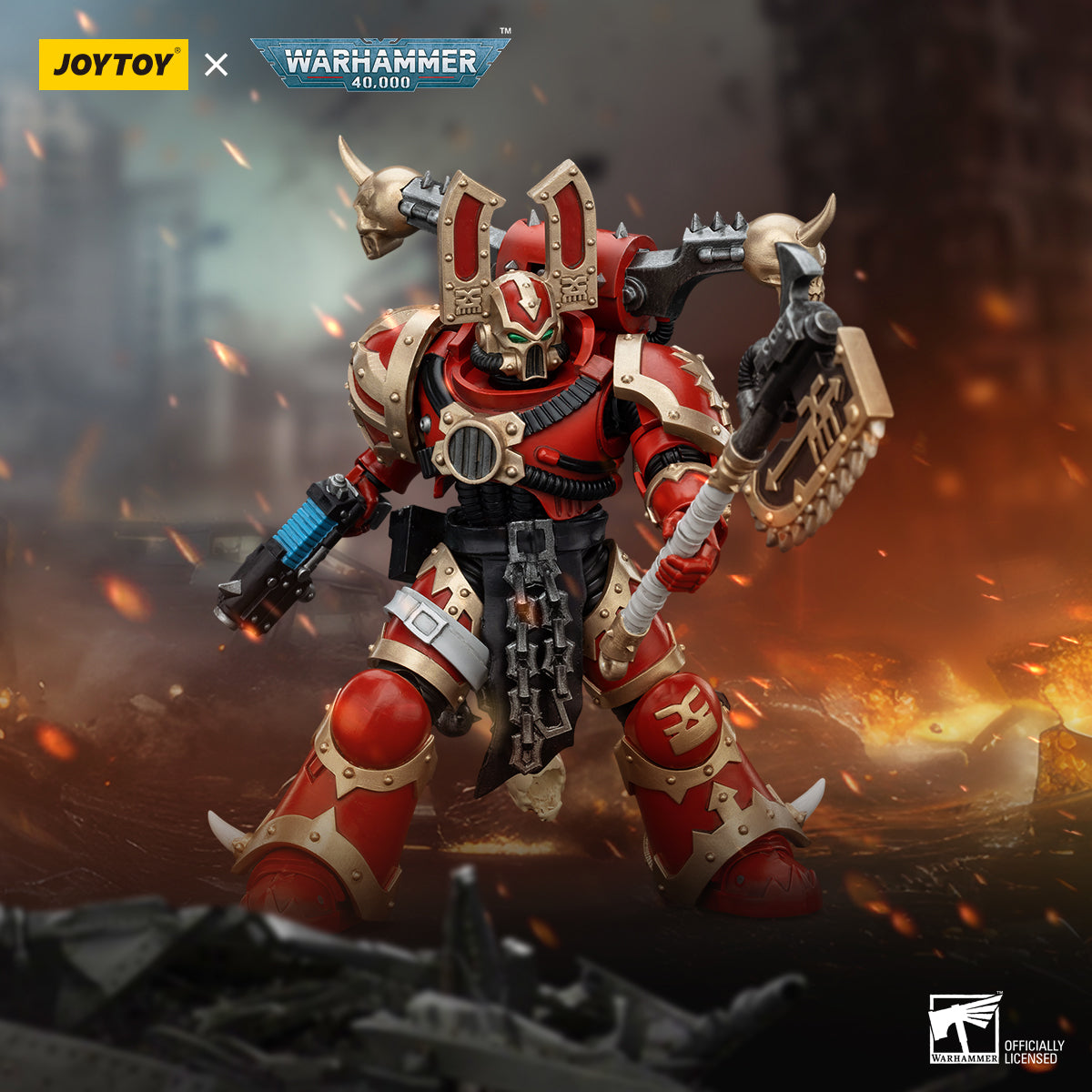 JOYTOY Warhammer 40,000 - World Eaters Khorne Berzerker #3