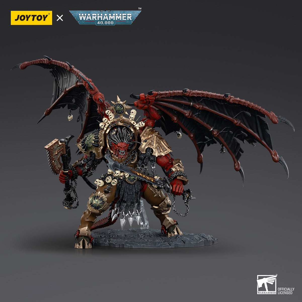JOYTOY Warhammer 40,000 - World Eaters Angron Daemon Primarch of Khorne