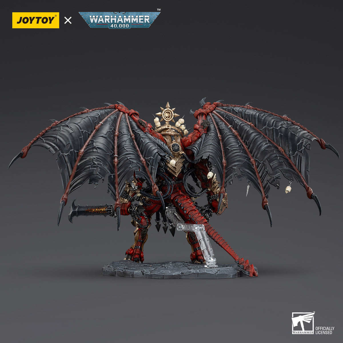 JOYTOY Warhammer 40,000 - World Eaters Angron Daemon Primarch of Khorne