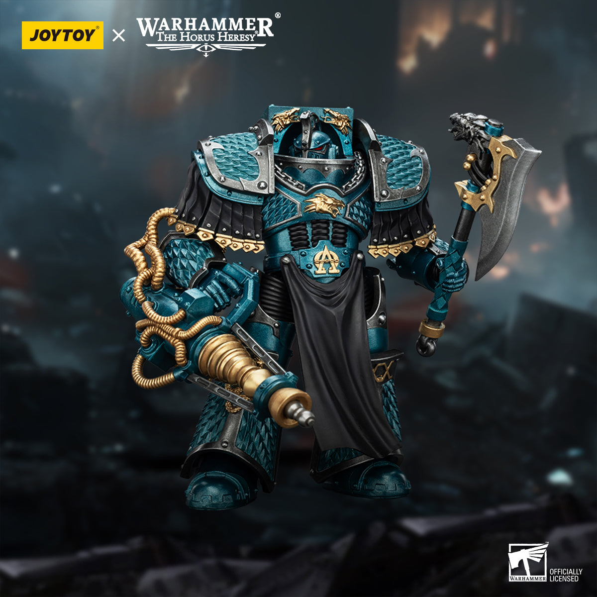 JOYTOY Warhammer The Horus Heresy - Alpha Legion Lernaean Terminator with Conversion Beam Cannon