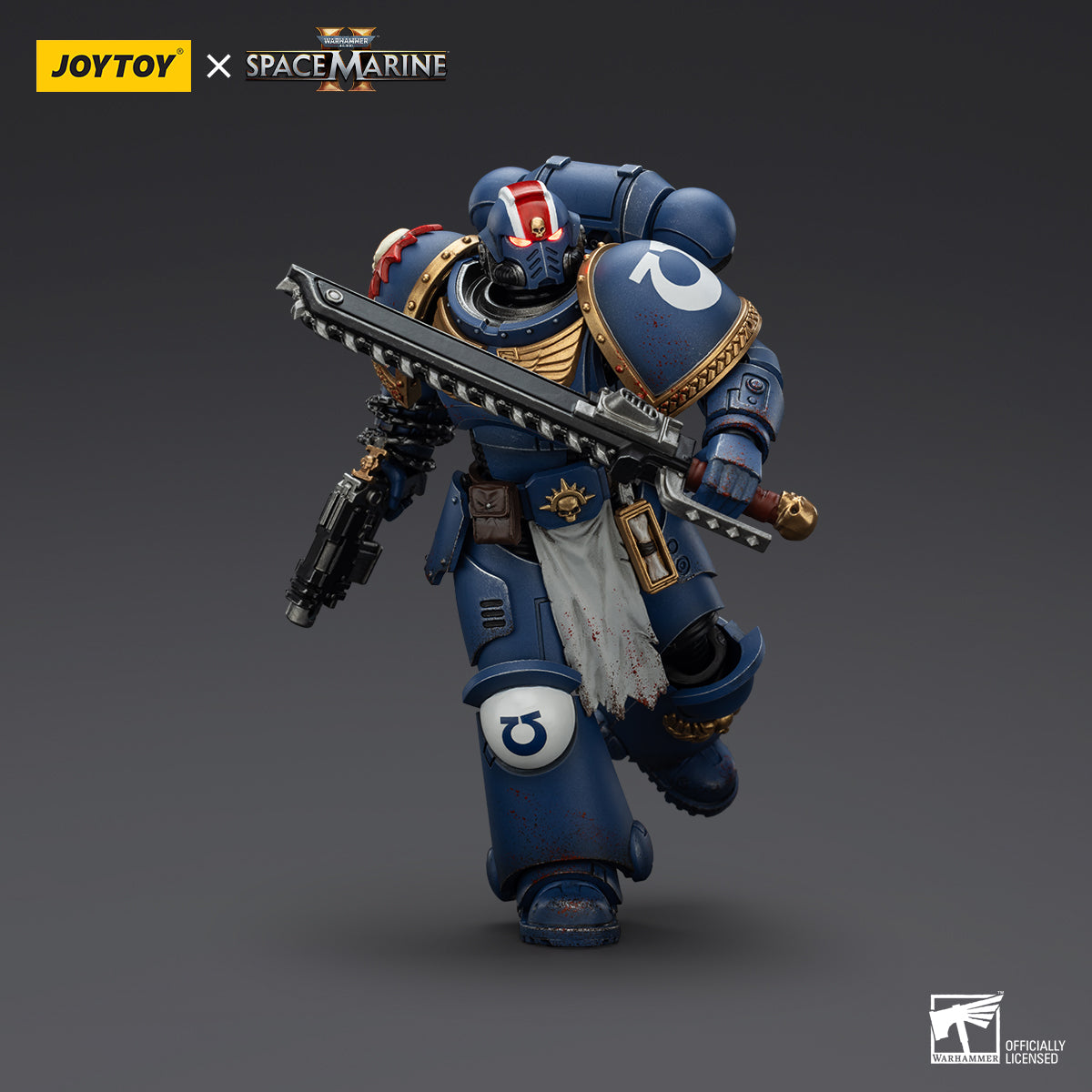 JoyToy Warhammer 40,000: Space Marine 2 Ultramarines Lieutenant Titus-Collectors Edition