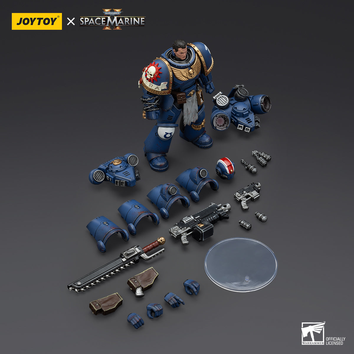 JoyToy Warhammer 40,000: Space Marine 2 Ultramarines Titus Squad(Collector Edition)