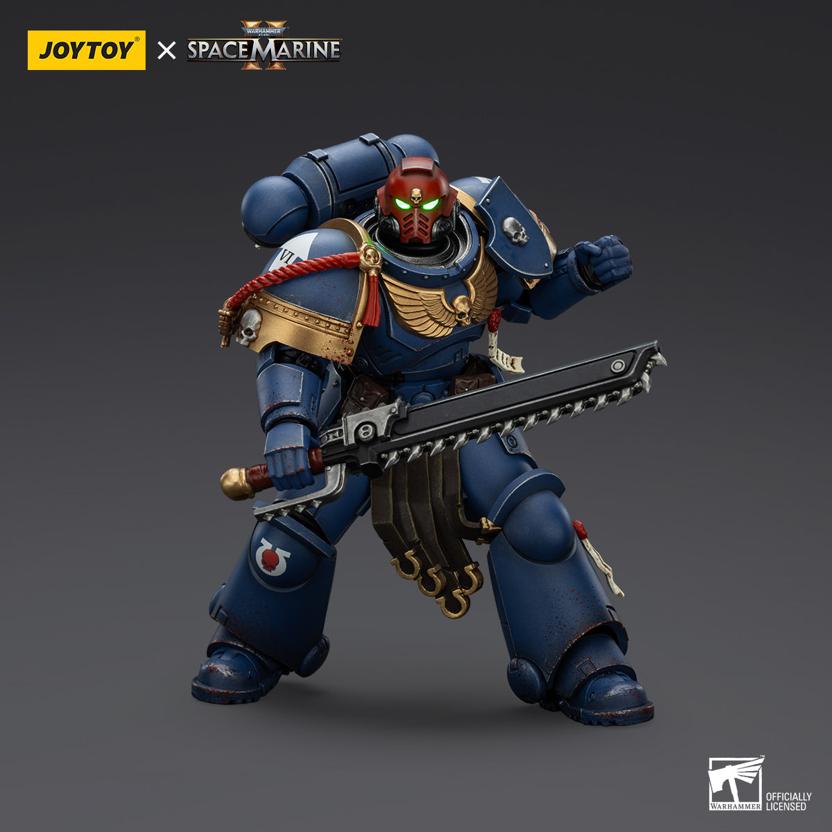 JoyToy Warhammer 40,000: Space Marine 2 Ultramarines Sergeant Gadriel-Collectors Edition