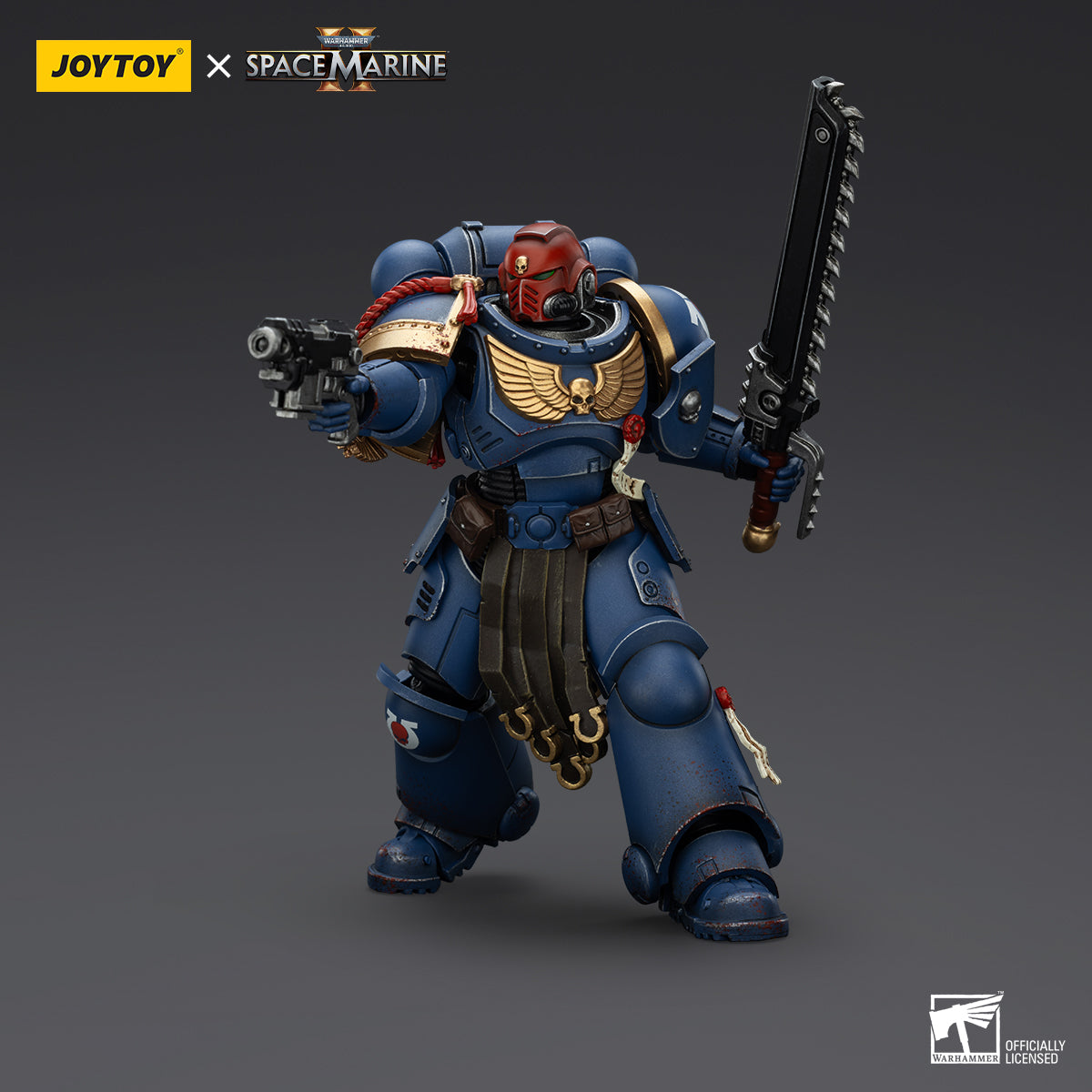 JoyToy Warhammer 40,000: Space Marine 2 Ultramarines Sergeant Gadriel-Collectors Edition