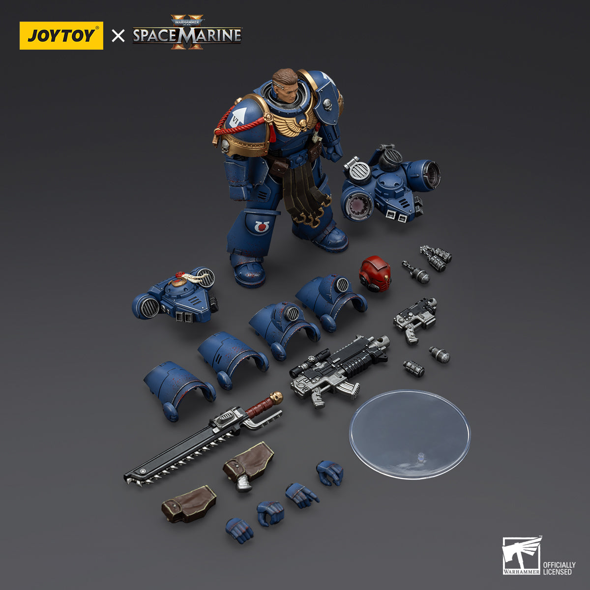 JoyToy Warhammer 40,000: Space Marine 2 Ultramarines Titus Squad(Collector Edition)