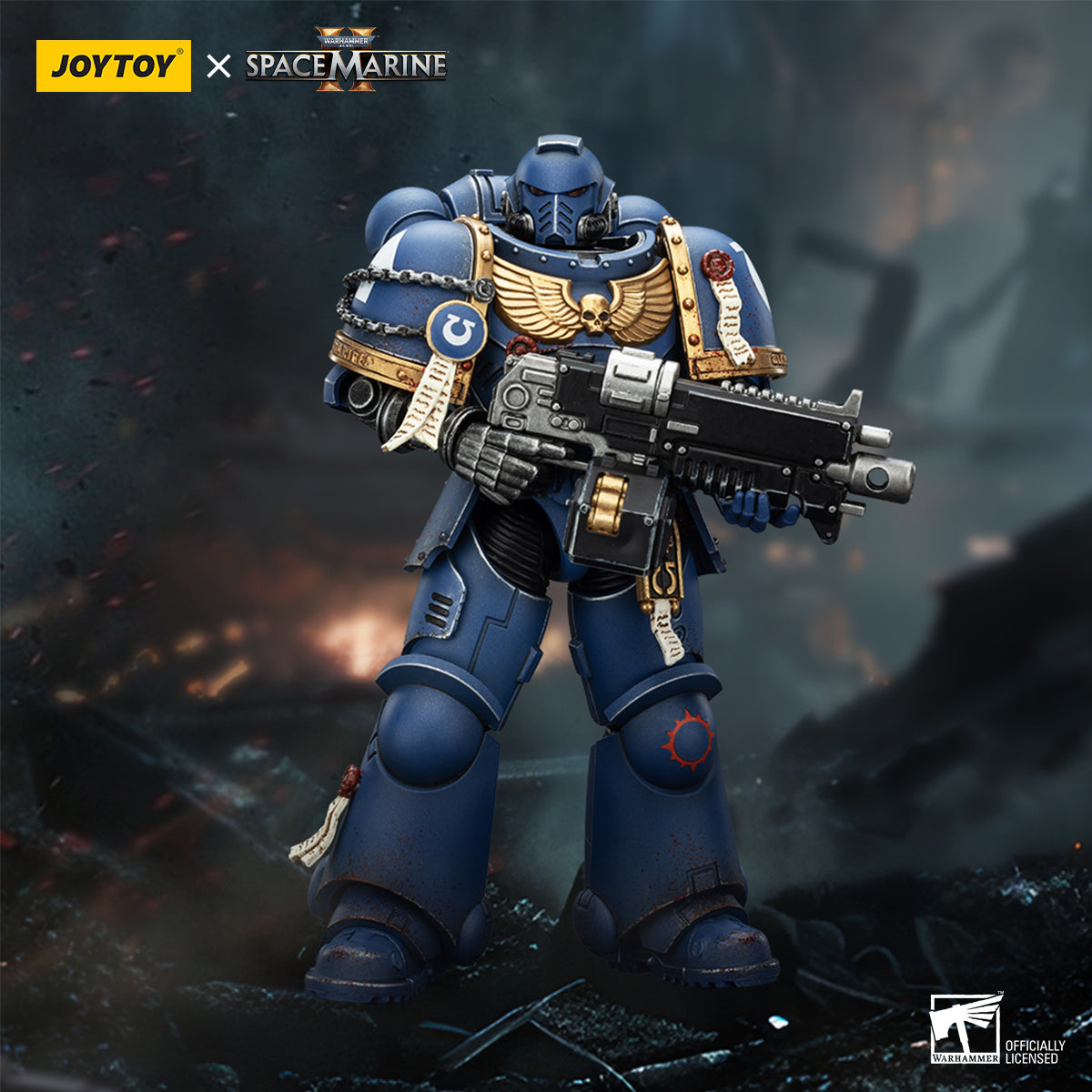 JoyToy Warhammer 40,000: Space Marine 2 Ultramarines Titus Squad(Collector Edition)