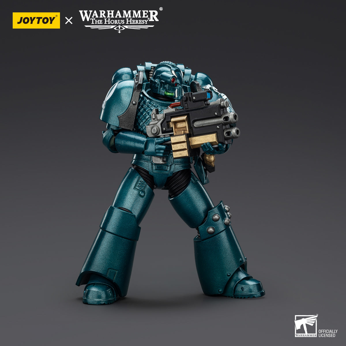 JOYTOY Warhammer The Horus Heresy - Alpha Legion Headhunter Kill Team Legionary with Banestrike Combi Bolter and Power Dagger