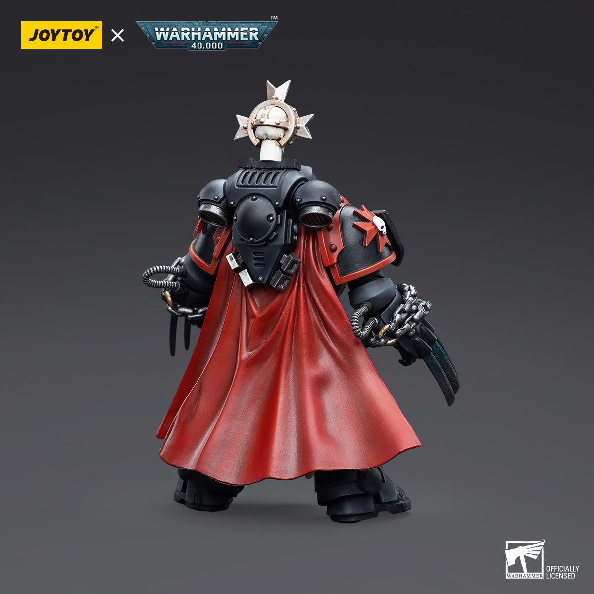 JOYTOY Warhammer 40,000 - Black Templars Primaris Sword Brethren Alberic