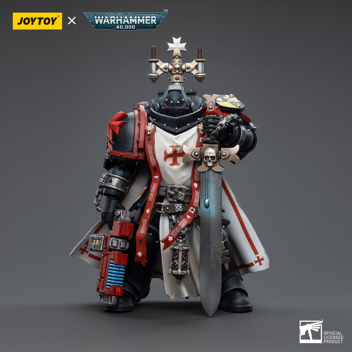 JOYTOY Warhammer 40,000 - Black Templars Sword Brethren Brother Lombast