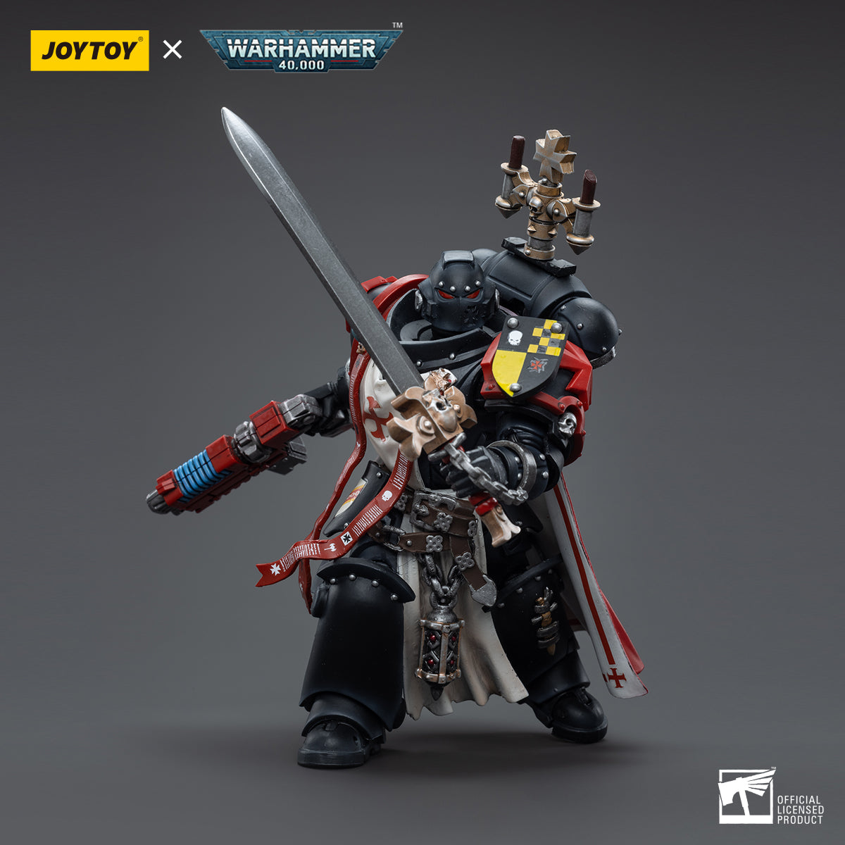 JOYTOY Warhammer 40,000 - Black Templars Sword Brethren Brother Lombast