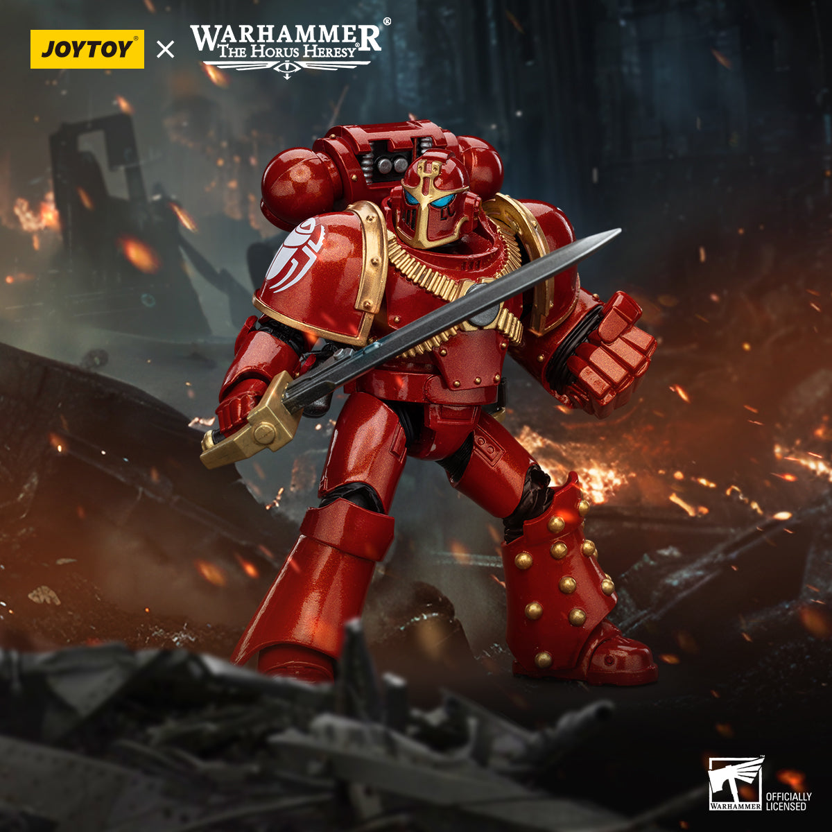 JOYTOY Warhammer The Horus Heresy - Thousand Sons MKIV Tactical Squad Sergeant with Power Fist