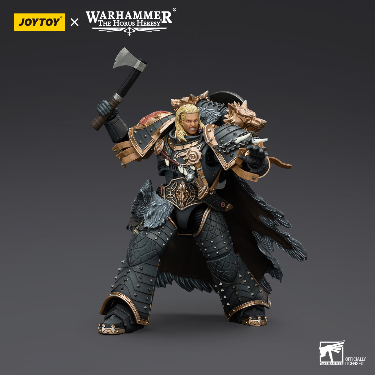 JOYTOY Warhammer The Horus Heresy - Space Wolves Leman Russ, Primarch of the VIth Legion