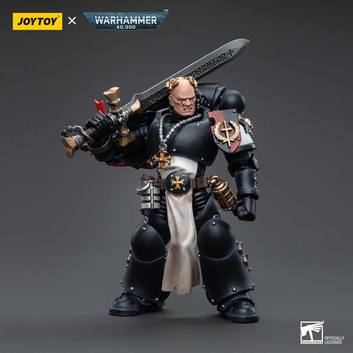 JOYTOY Warhammer 40,000 - Black Templars Emperor' Champion Bayard' Revenge