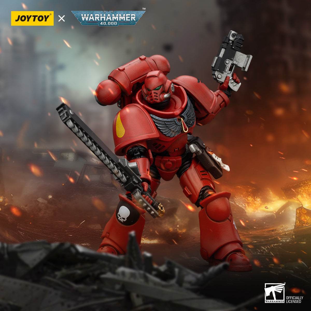 JOYTOY Warhammer 40,000 - Blood Angels Intercessor