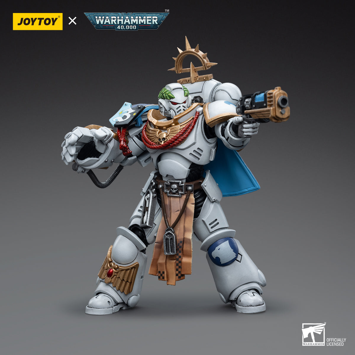 JOYTOY Warhammer 40,000 - Space Marine Captain Messinius