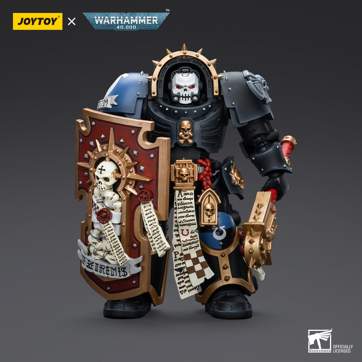 JOYTOY Warhammer 40,000 - Ultramarines Chaplain in Terminator Armour