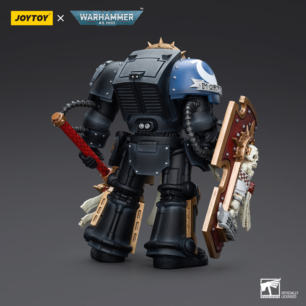 JOYTOY Warhammer 40,000 - Ultramarines Chaplain in Terminator Armour