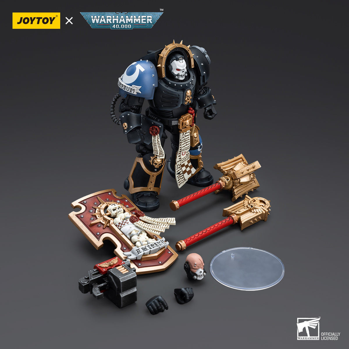 JOYTOY Warhammer 40,000 - Ultramarines Chaplain in Terminator Armour