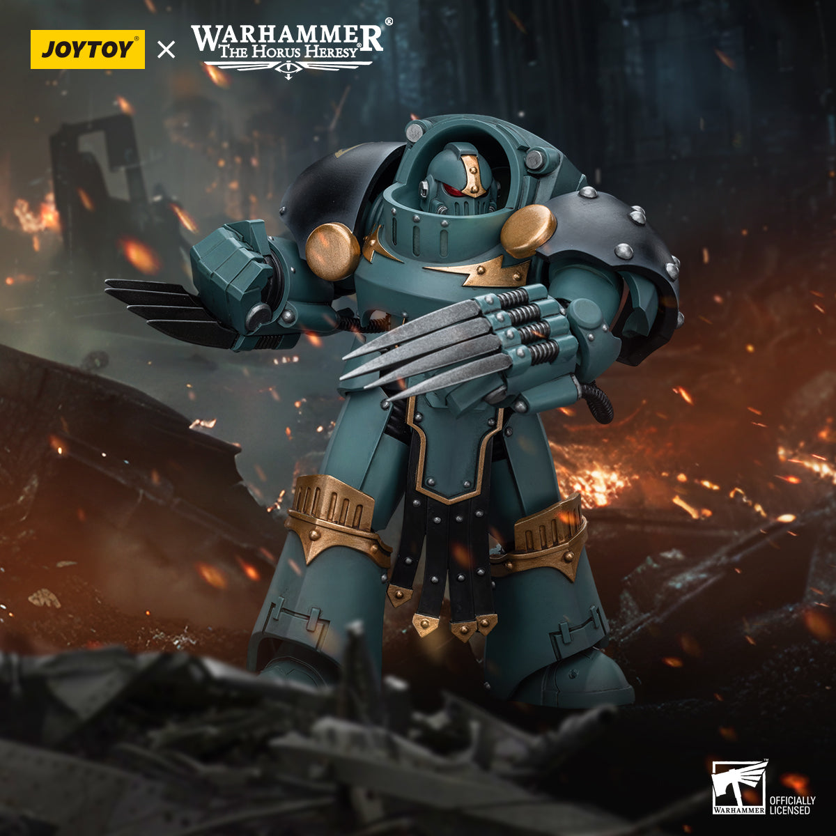 JOYTOY Warhammer The Horus Heresy - Sons of Horus Tartaros Terminator Squad