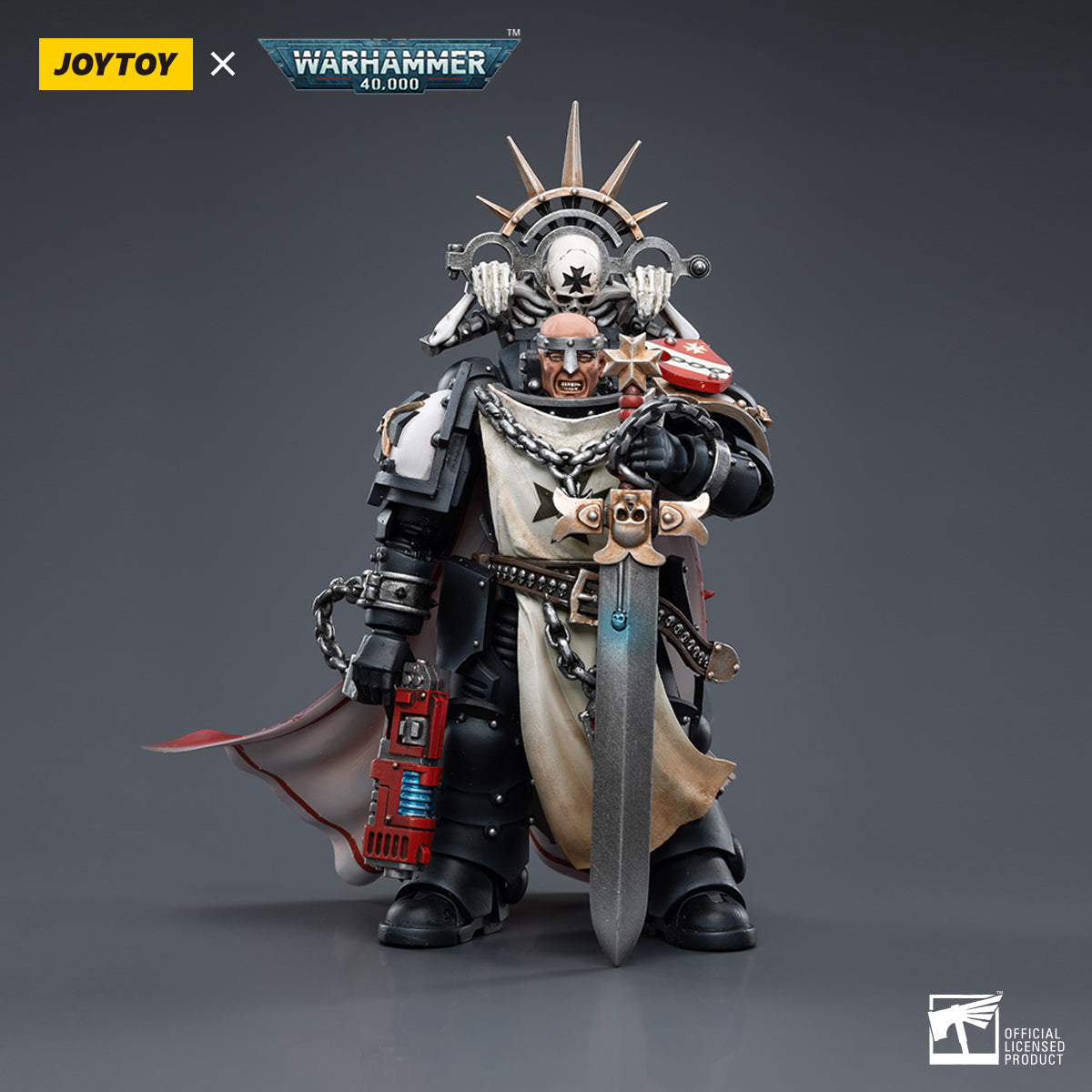 JOYTOY Warhammer 40,000 - Black Templars Marshal Baldeckrath