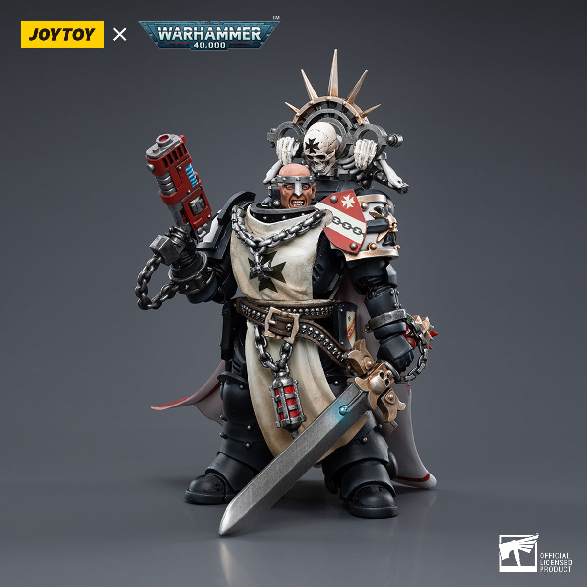 JOYTOY Warhammer 40,000 - Black Templars Marshal Baldeckrath