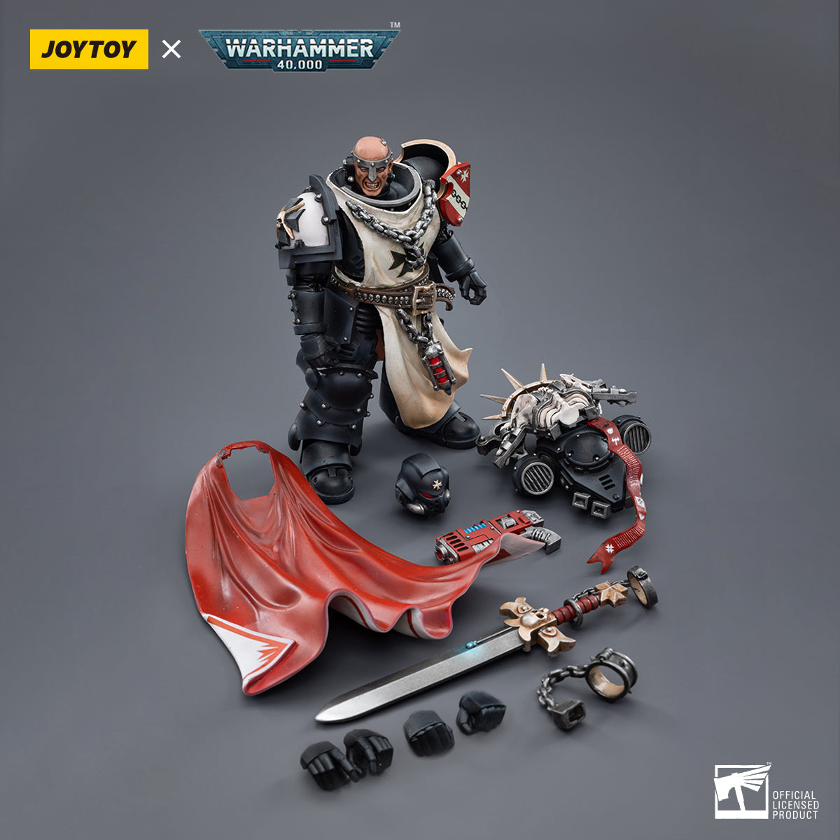 JOYTOY Warhammer 40,000 - Black Templars Marshal Baldeckrath