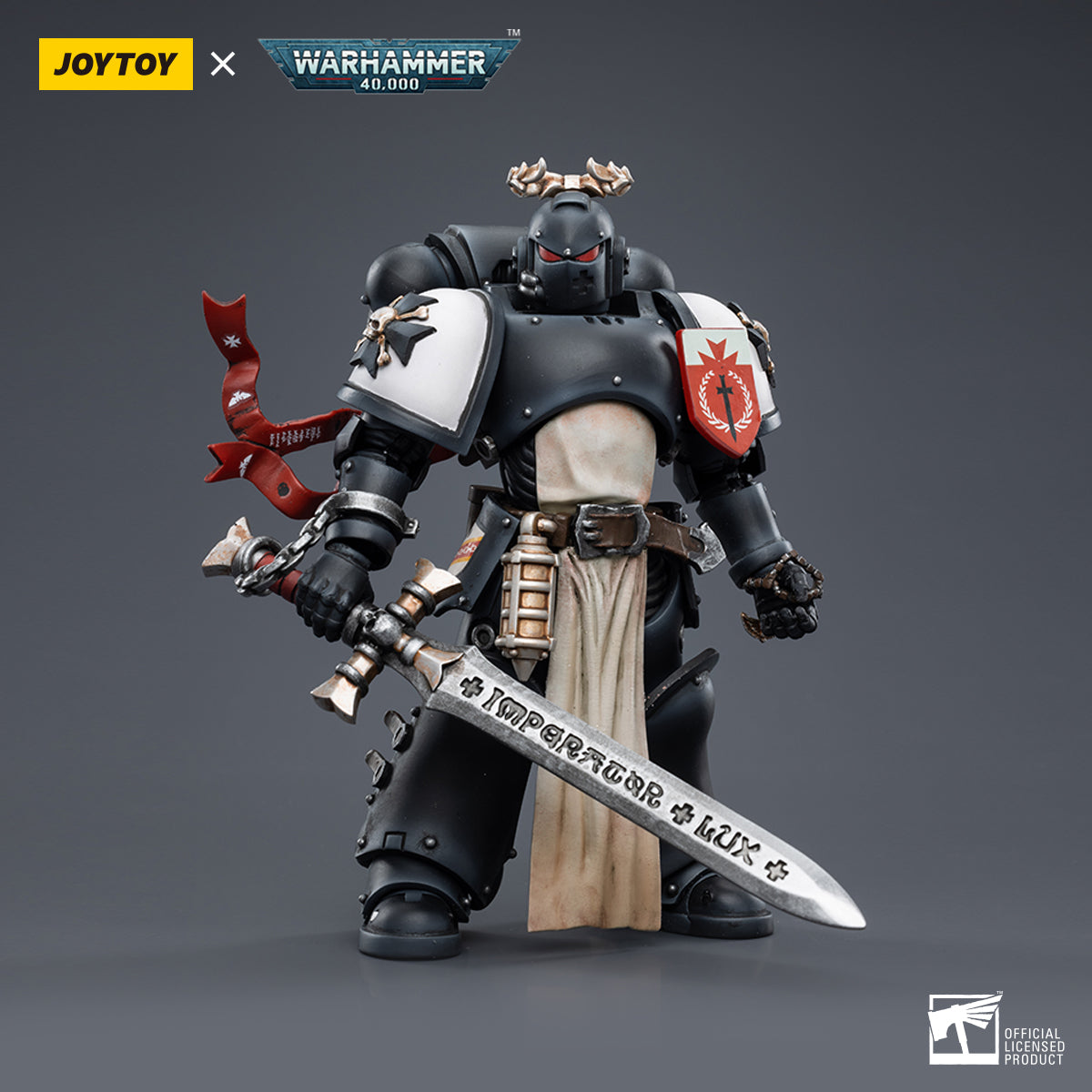 JOYTOY Warhammer 40,000 - Black Templars The Emperors Champion Rolantus