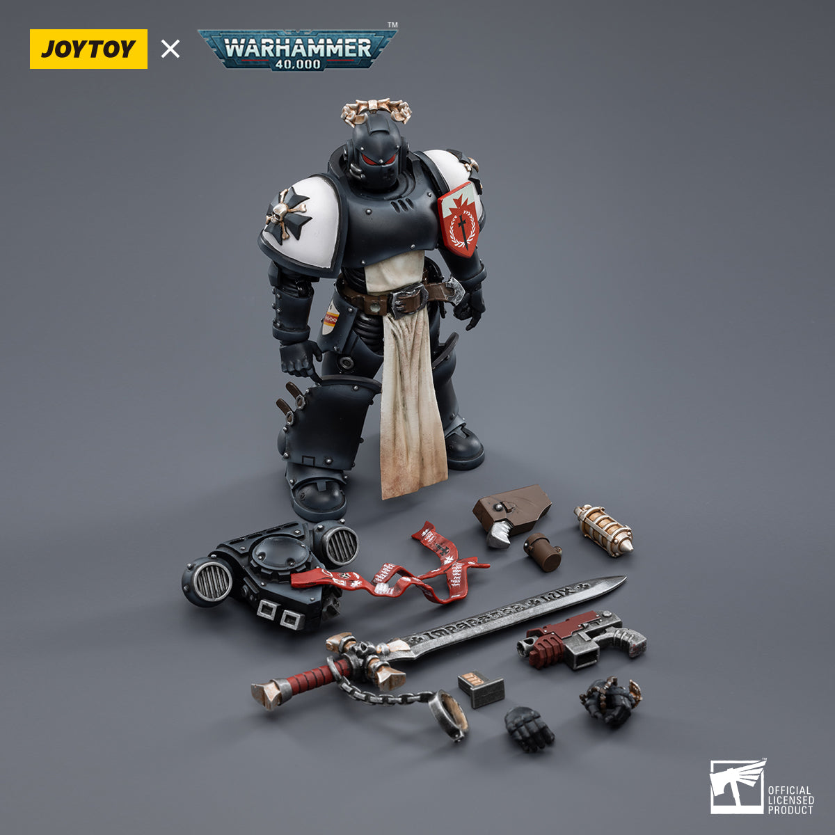 JOYTOY Warhammer 40,000 - Black Templars The Emperors Champion Rolantus