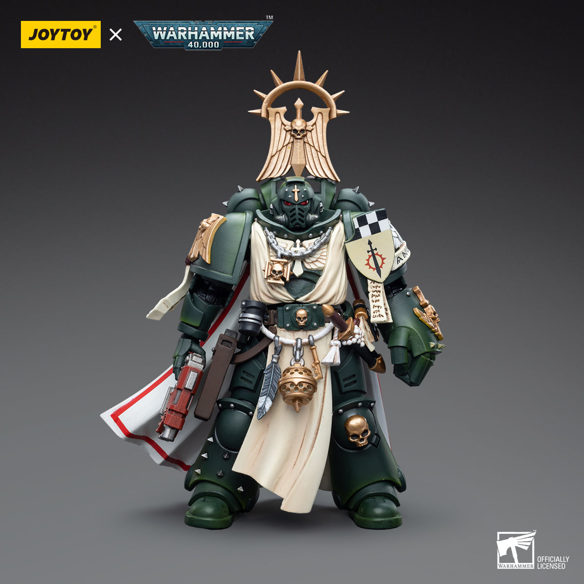 JOYTOY Warhammer 40,000 - Dark Angels Master with Power Fist
