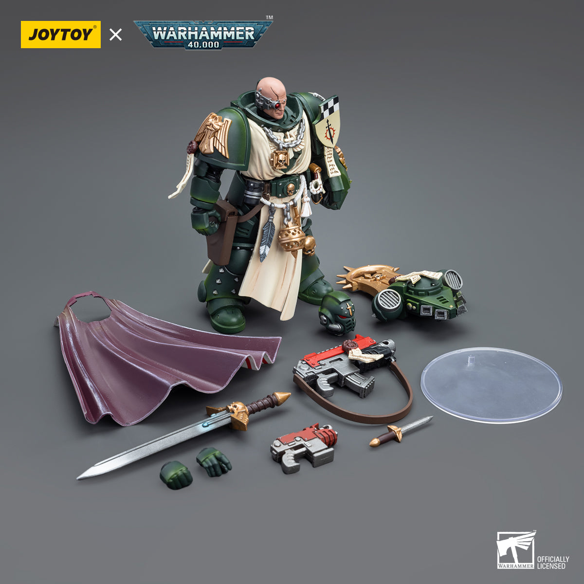 JOYTOY Warhammer 40,000 - Dark Angels Master with Power Fist