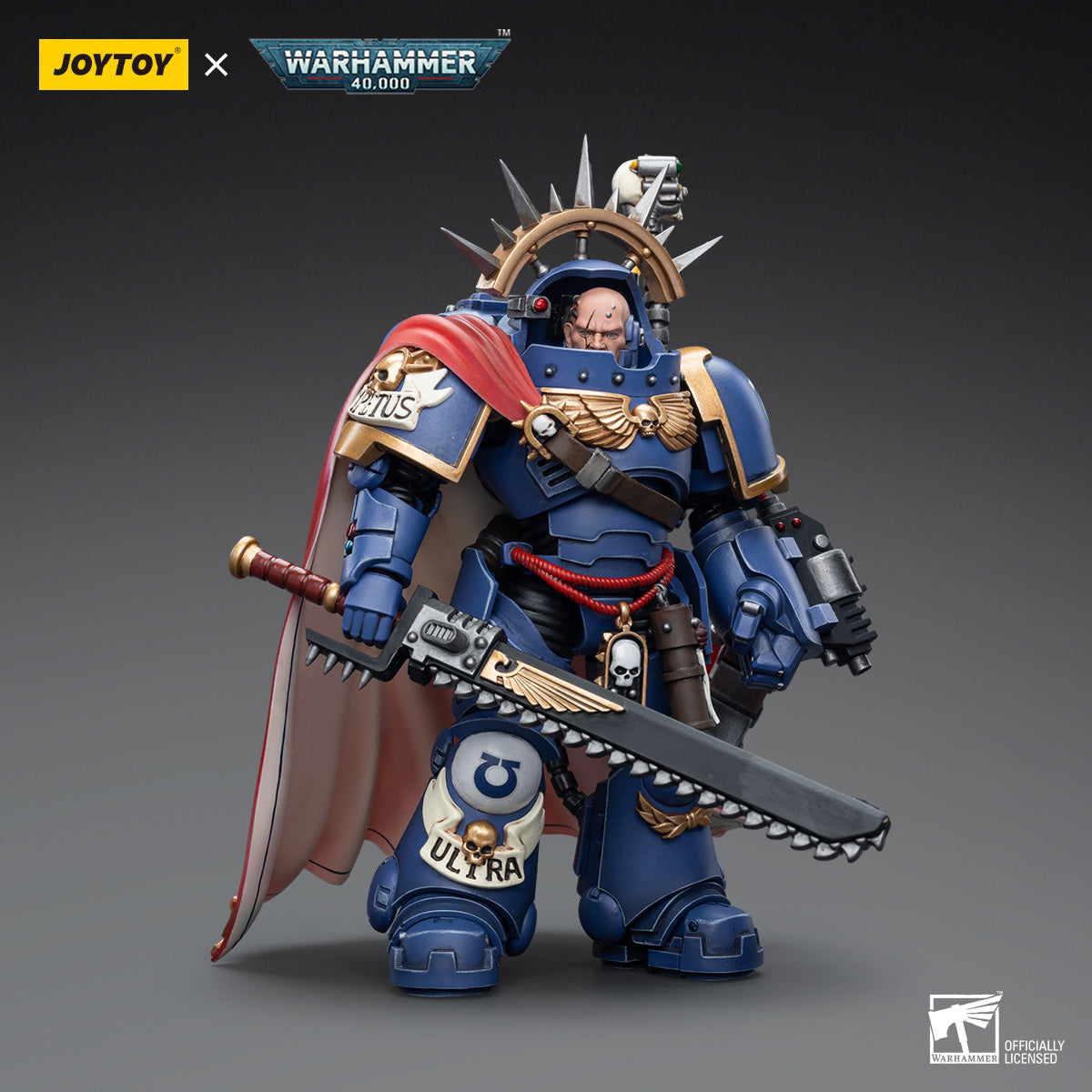 JOYTOY Warhammer 40,000 - Ultramarines Captain in Gravis Armour