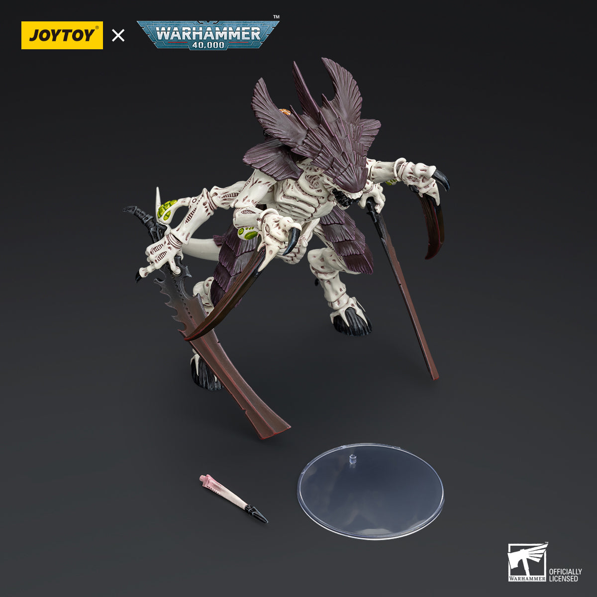 JOYTOY Warhammer 40,000 - Tyranids Hive Fleet Leviathan Warrior #2 with Boneswords