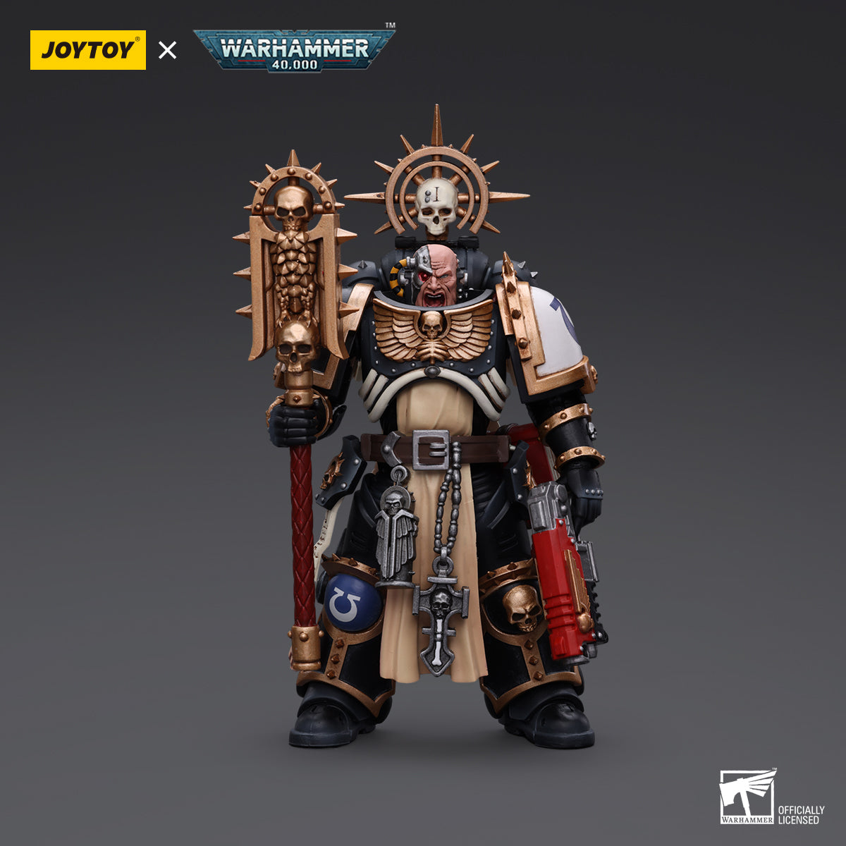 JOYTOY Warhammer 40,000 - Ultramarines Chaplain(Indomitus)