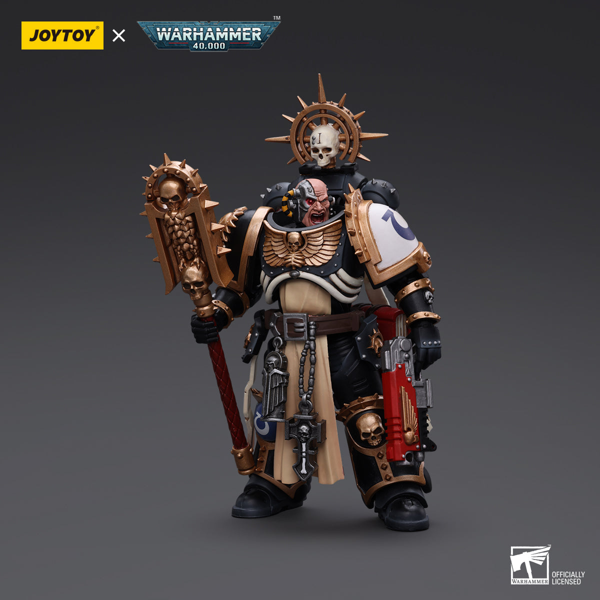 JOYTOY Warhammer 40,000 - Ultramarines Chaplain(Indomitus)