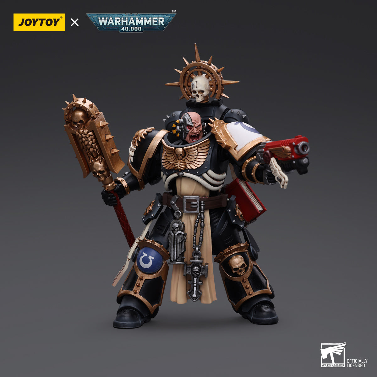 JOYTOY Warhammer 40,000 - Ultramarines Chaplain(Indomitus)