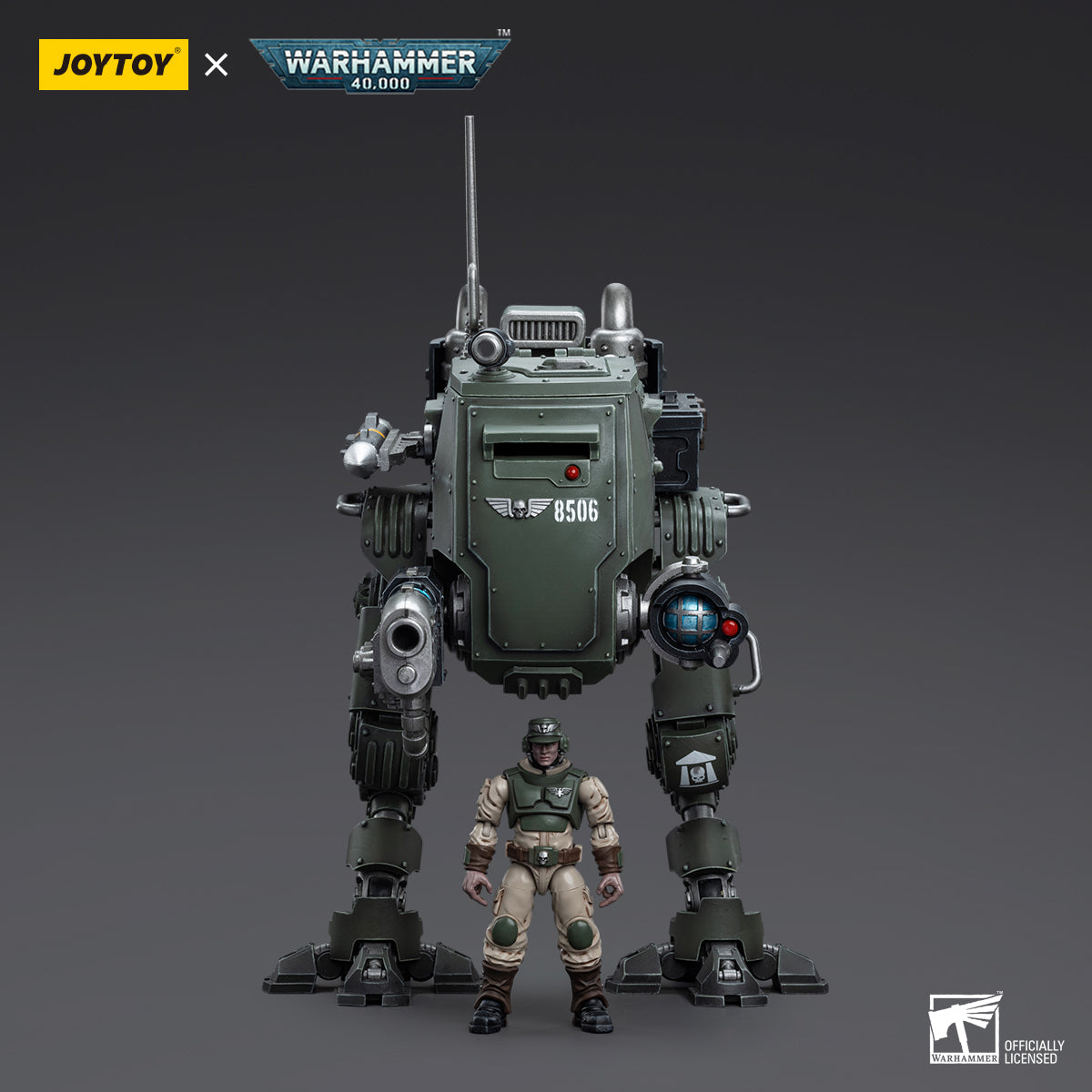 JOYTOY Warhammer 40,000 - Astra Militarum Cadian Armoured Sentinel