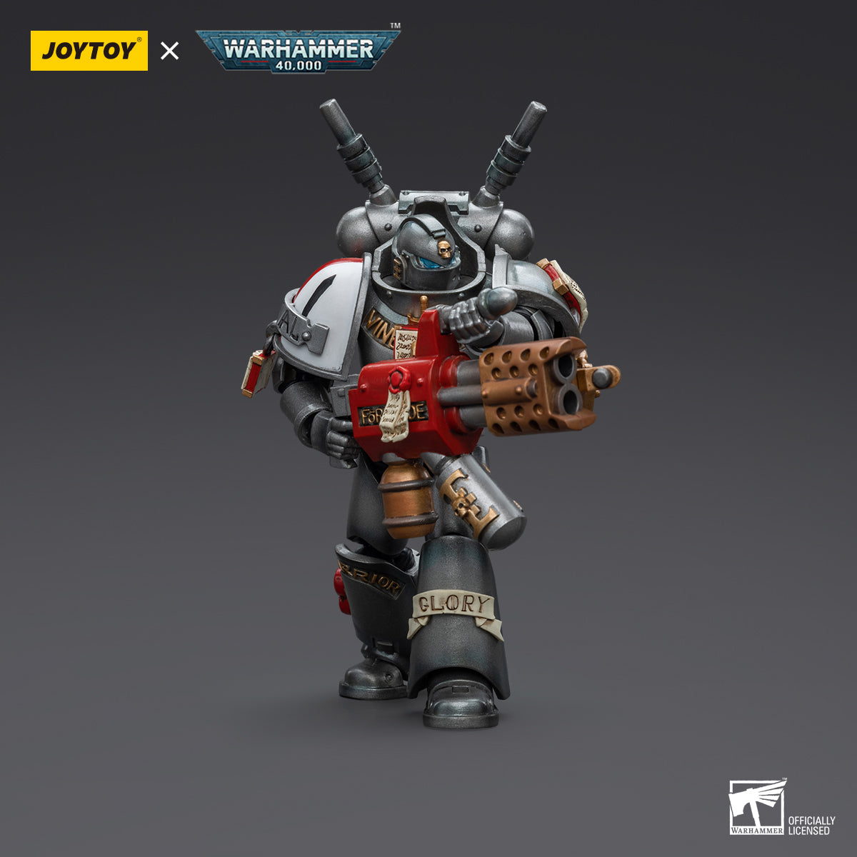 JOYTOY Warhammer 40,000 - Grey Knights Interceptor Squad Interceptor with Incinerator
