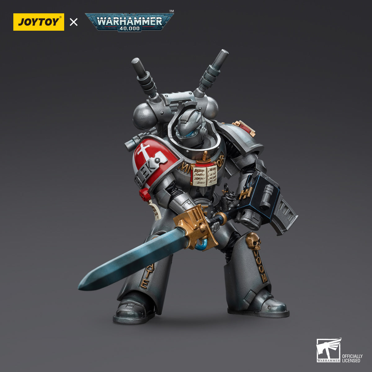 JOYTOY Warhammer 40,000 - Grey Knights Interceptor Squad Interceptor with Storm Bolter and Nemesis Force Sword