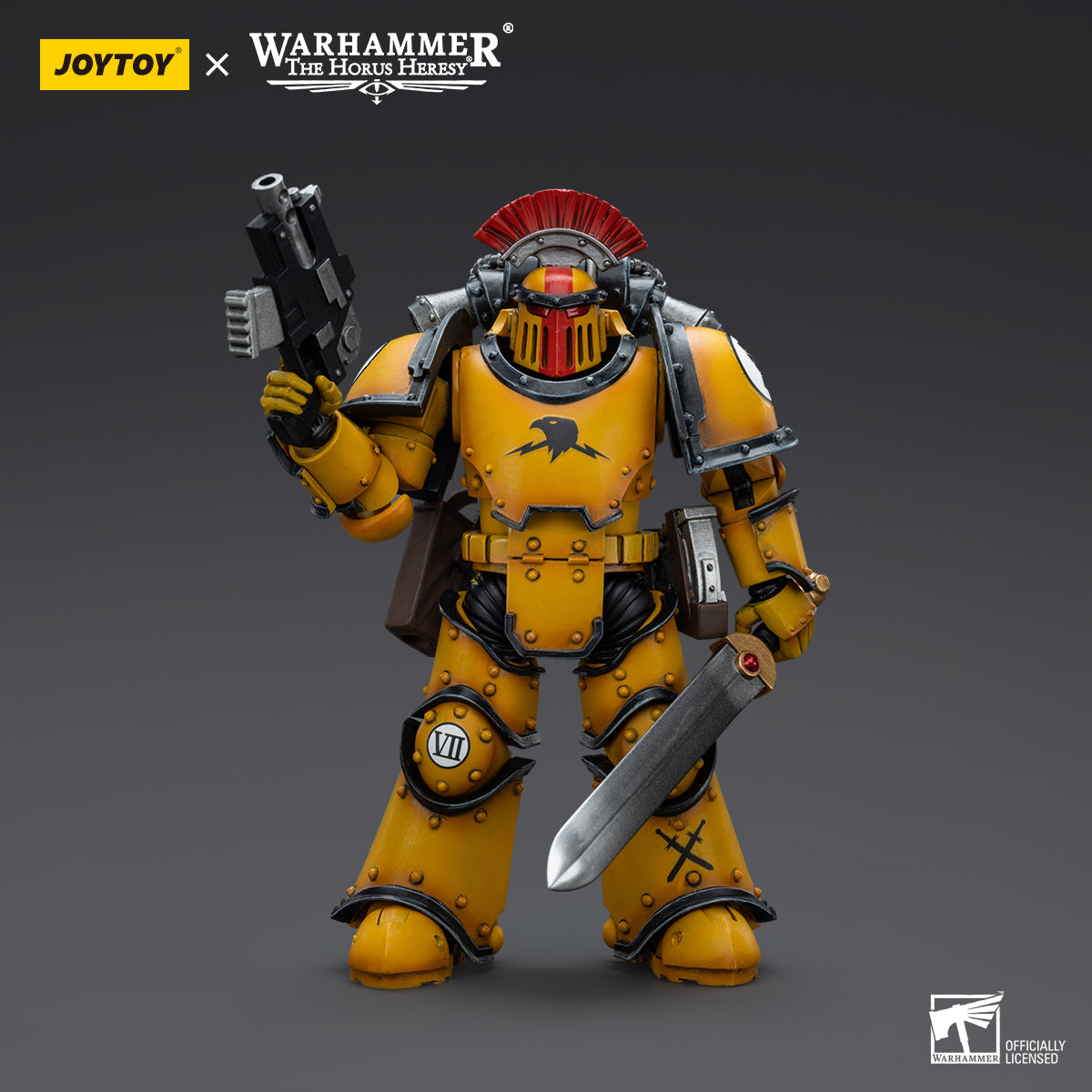 JOYTOY Warhammer The Horus Heresy - Imperial Fists MkIII Tactical Squad Sergeant with Power Sword