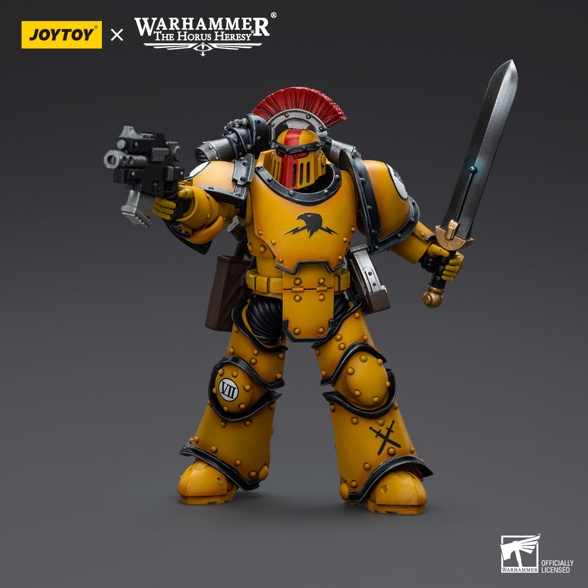 JOYTOY Warhammer The Horus Heresy - Imperial Fists MkIII Tactical Squad Sergeant with Power Sword