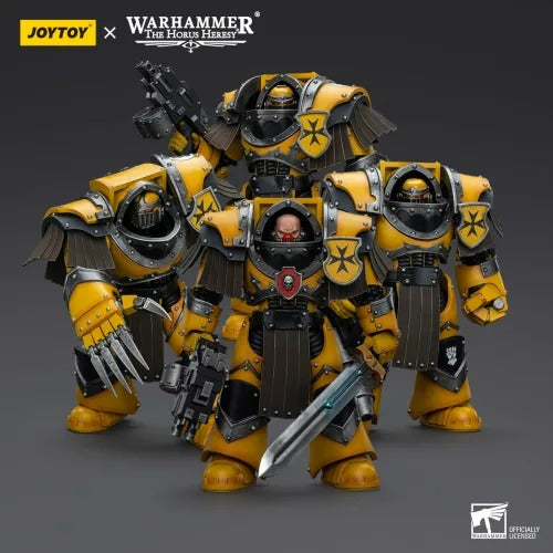 JOYTOY Warhammer The Horus Heresy - Imperial Fists Cataphractii Terminator Squad