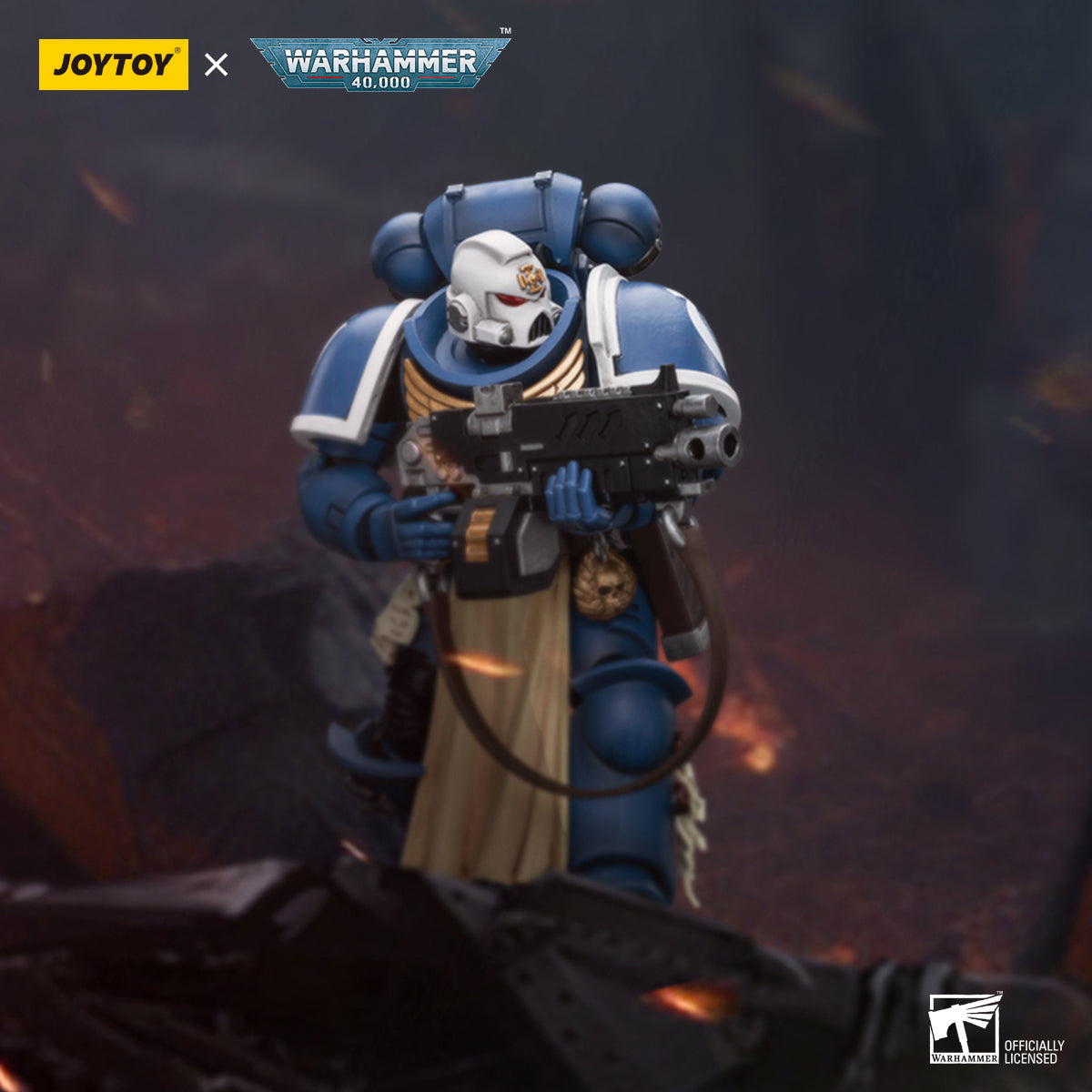 JOYTOY Warhammer 40,000 - Ultramarines Sternguard Veteran with Auto Bolt Rifle