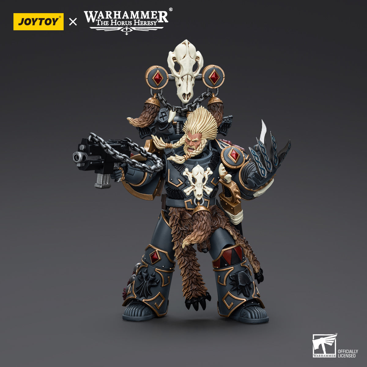 JOYTOY ウォーハンマー40K GEIGOR FELL-HAND JoyToy Outlet – Space Wolves Geigor, the Fell-Hand Action Figure 1