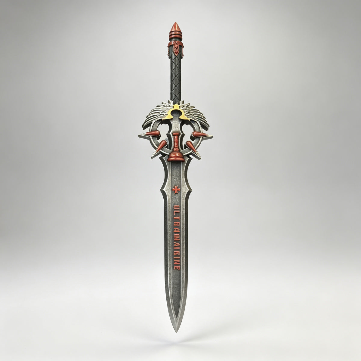 Custom Ultramarines Relic Greatsword with Inscribed Blade - 1/18 Action Figure Weapon Upgrade