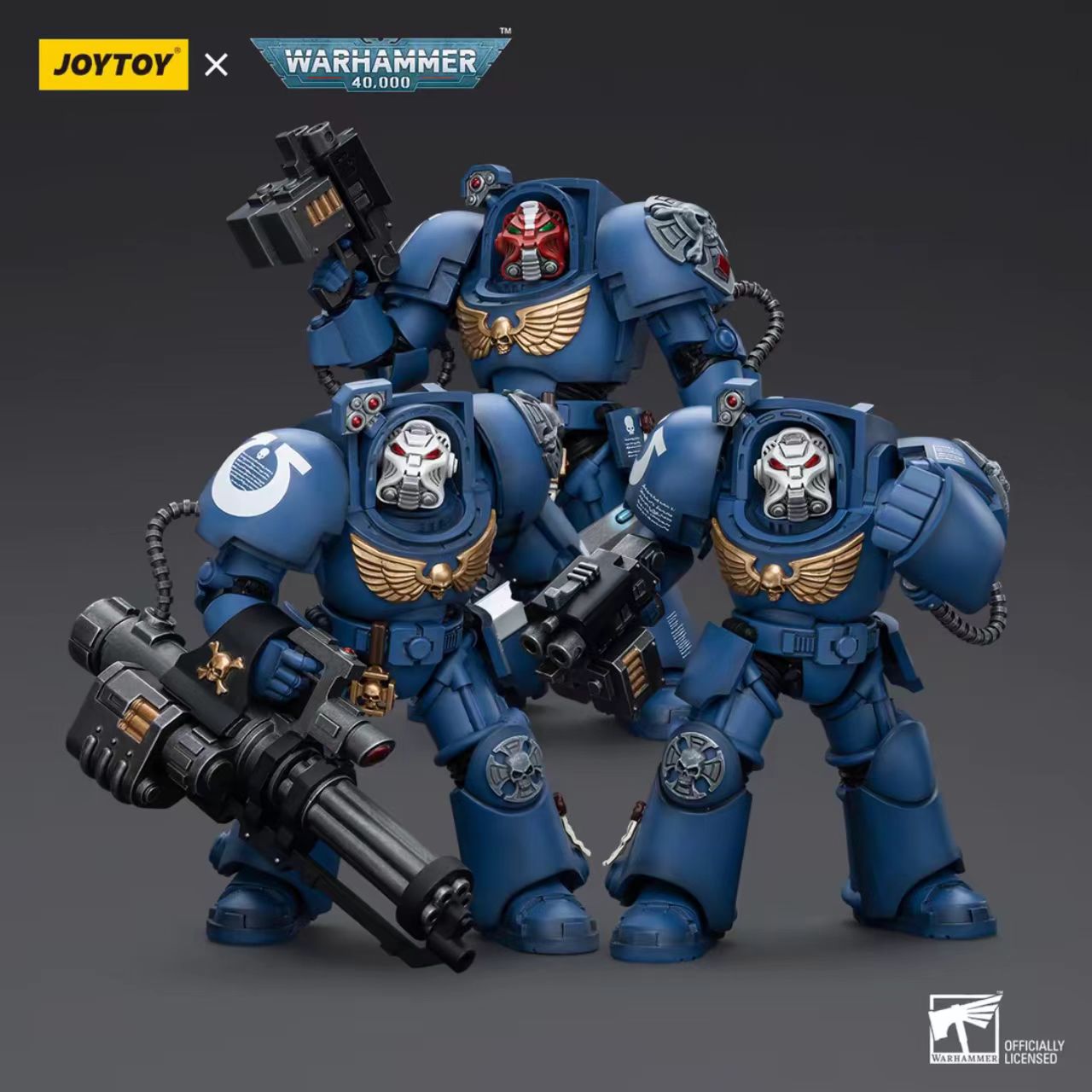 JOYTOY Warhammer 40,000 - Ultramarines Terminator Squad Set